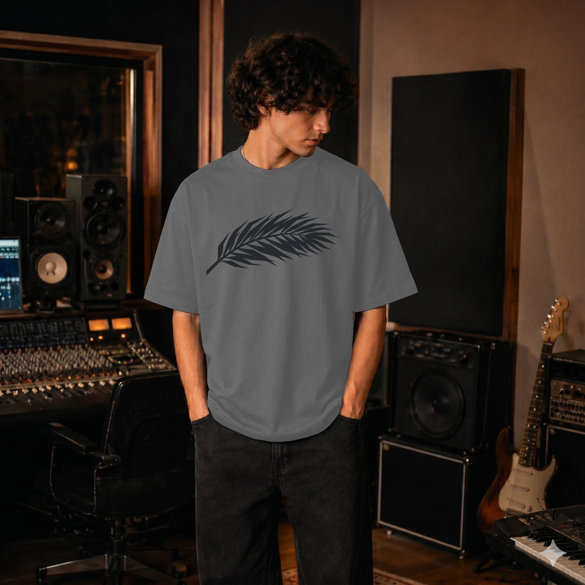 Garment Dyed Drop Shoulder Tee