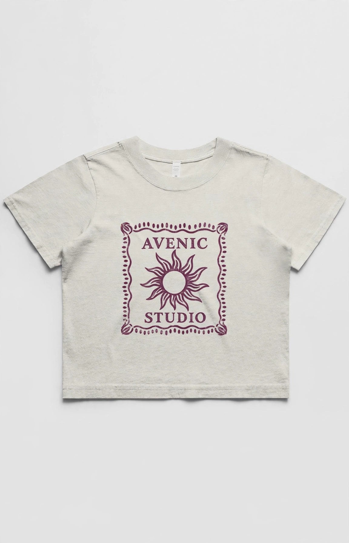 Heavy Faded Crop Tee