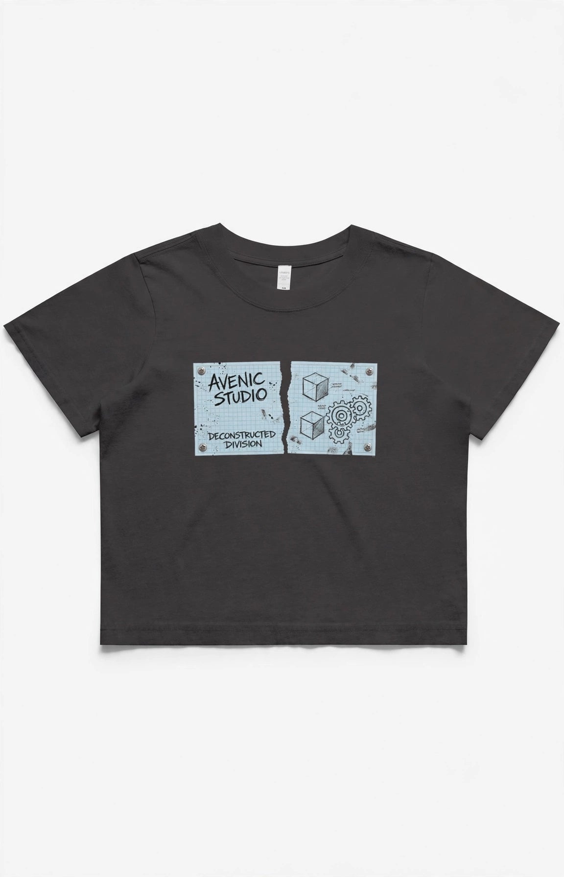 Heavy Faded Crop Tee